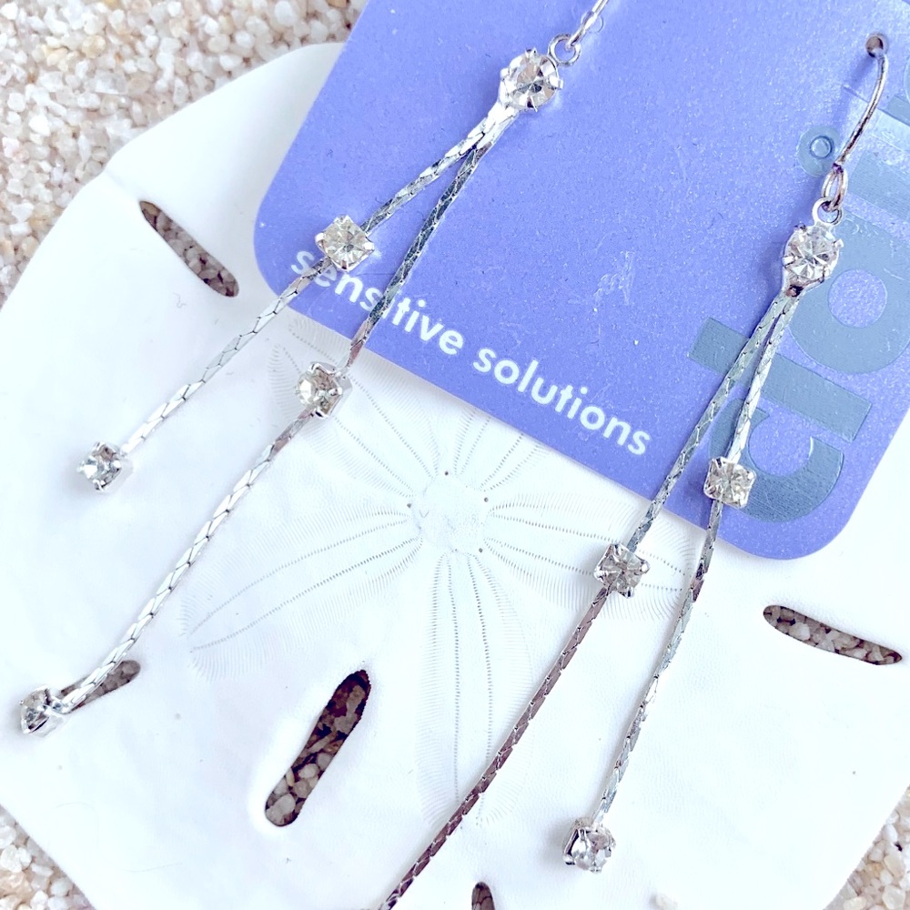 Rhinestone Dangle Earrings